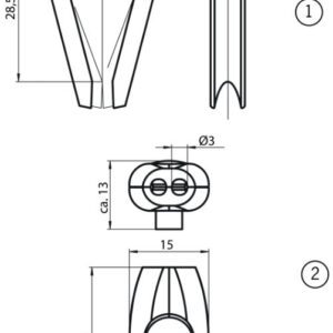 Accesorios para paro de emergencia por cable