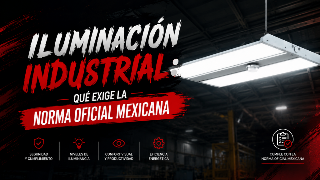 Iluminación industrial y cumplimiento de la NOM