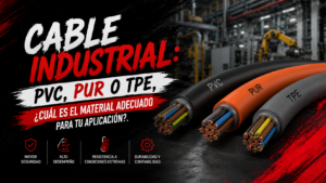 Cable industrial material de la cubierta